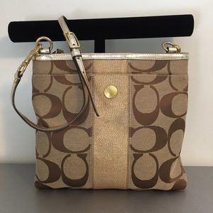 Golden Classic Coach Crossbody